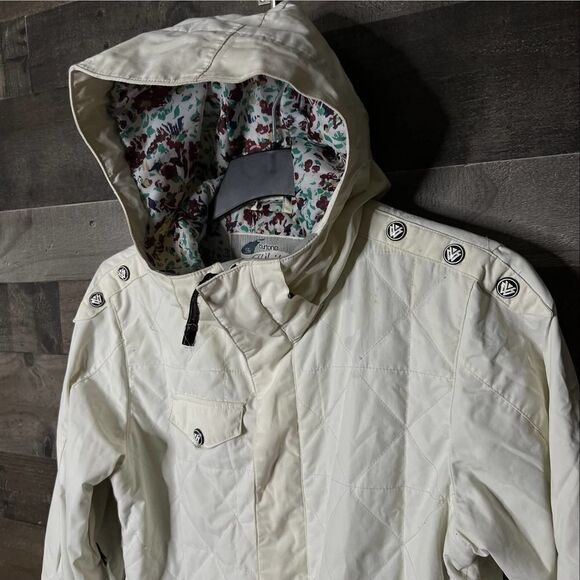 Burton TWC Man Eater Snowboard Jacket Womens Medium - Picture 4 of 5
